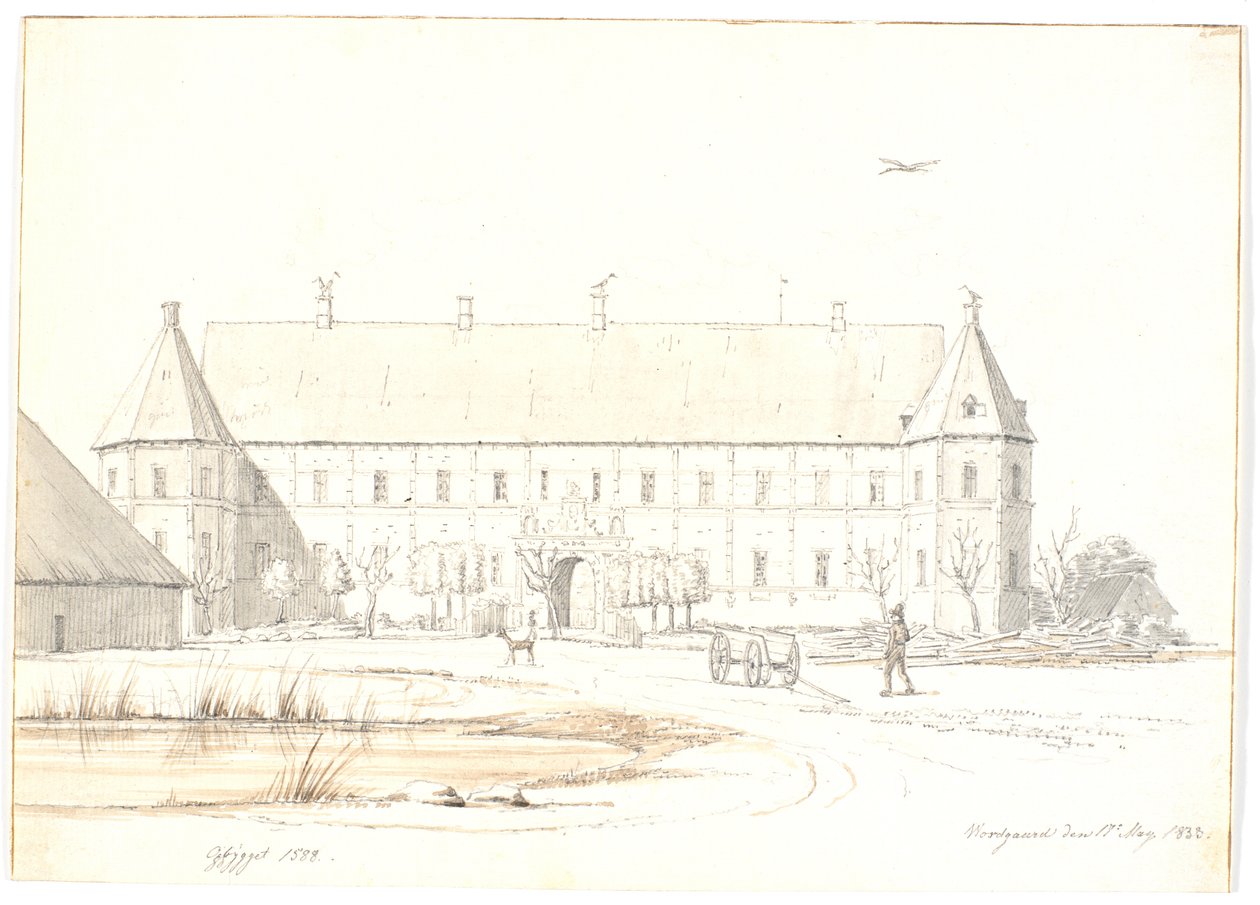 Panství Voergaard od Martinus Rørbye