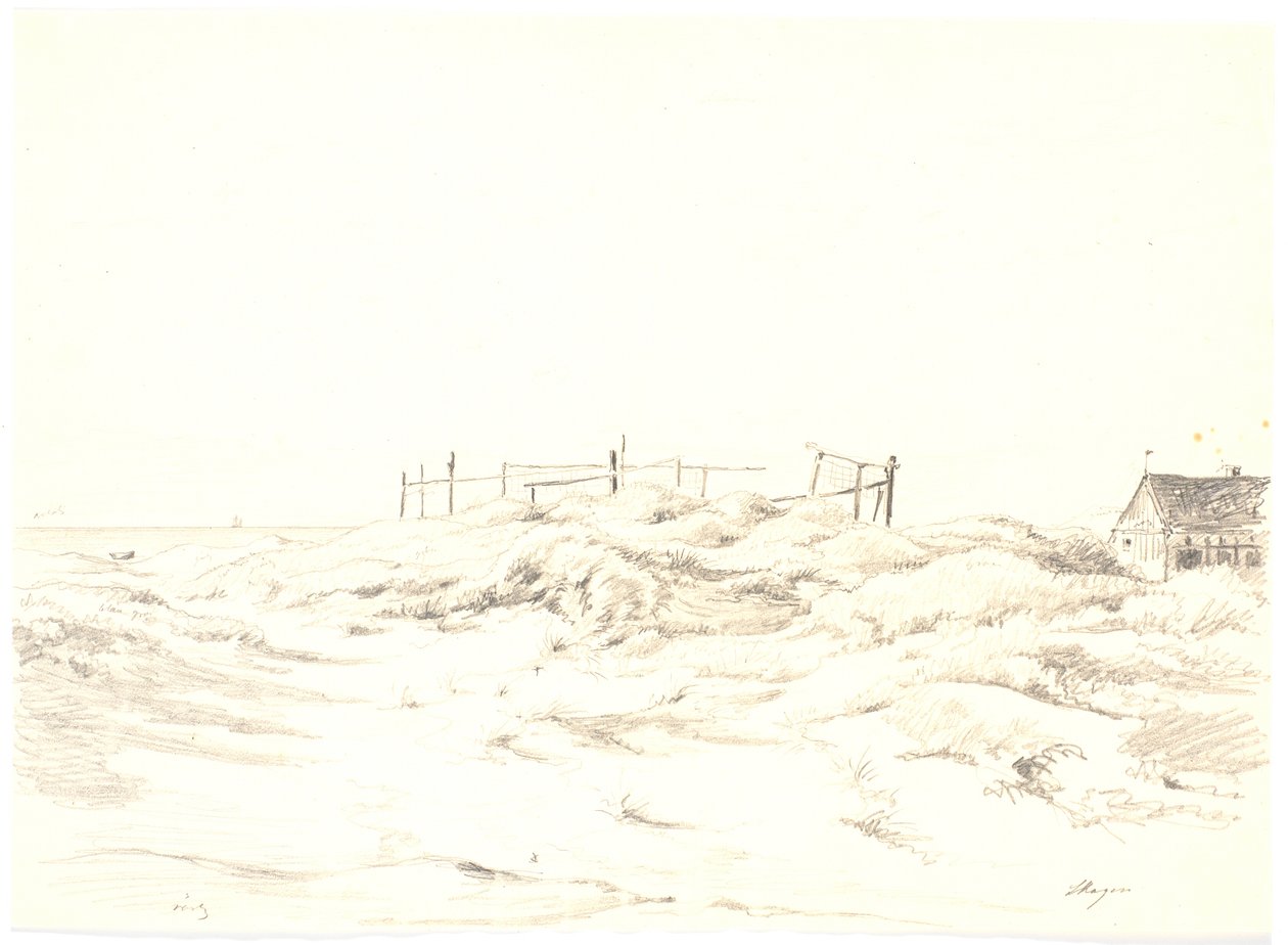 Dunová krajina, Skagen od Martinus Rørbye