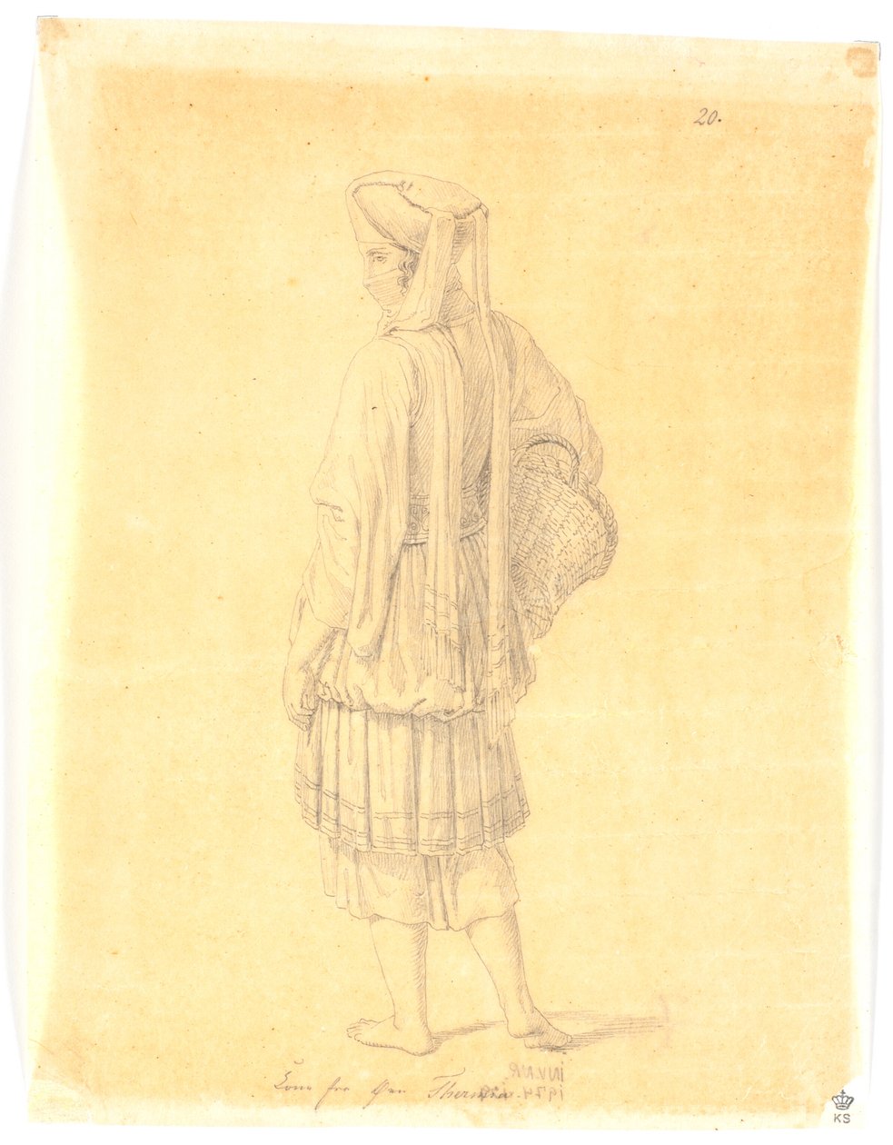 Frau von der Insel Thermia od Martinus Rørbye