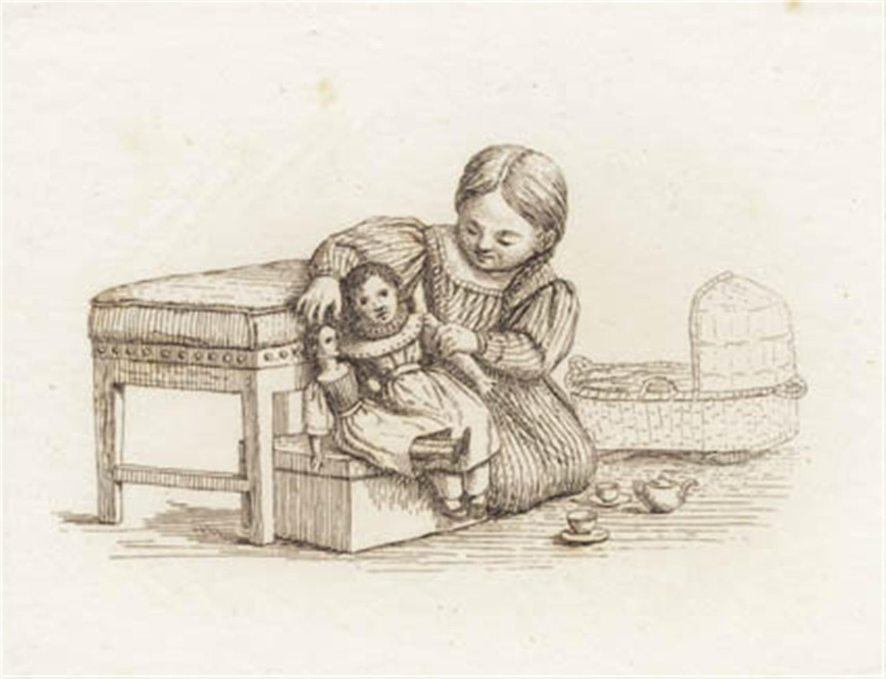 Ilustrace k "Půl sta bajek pro děti" od Hey od Martinus Rørbye
