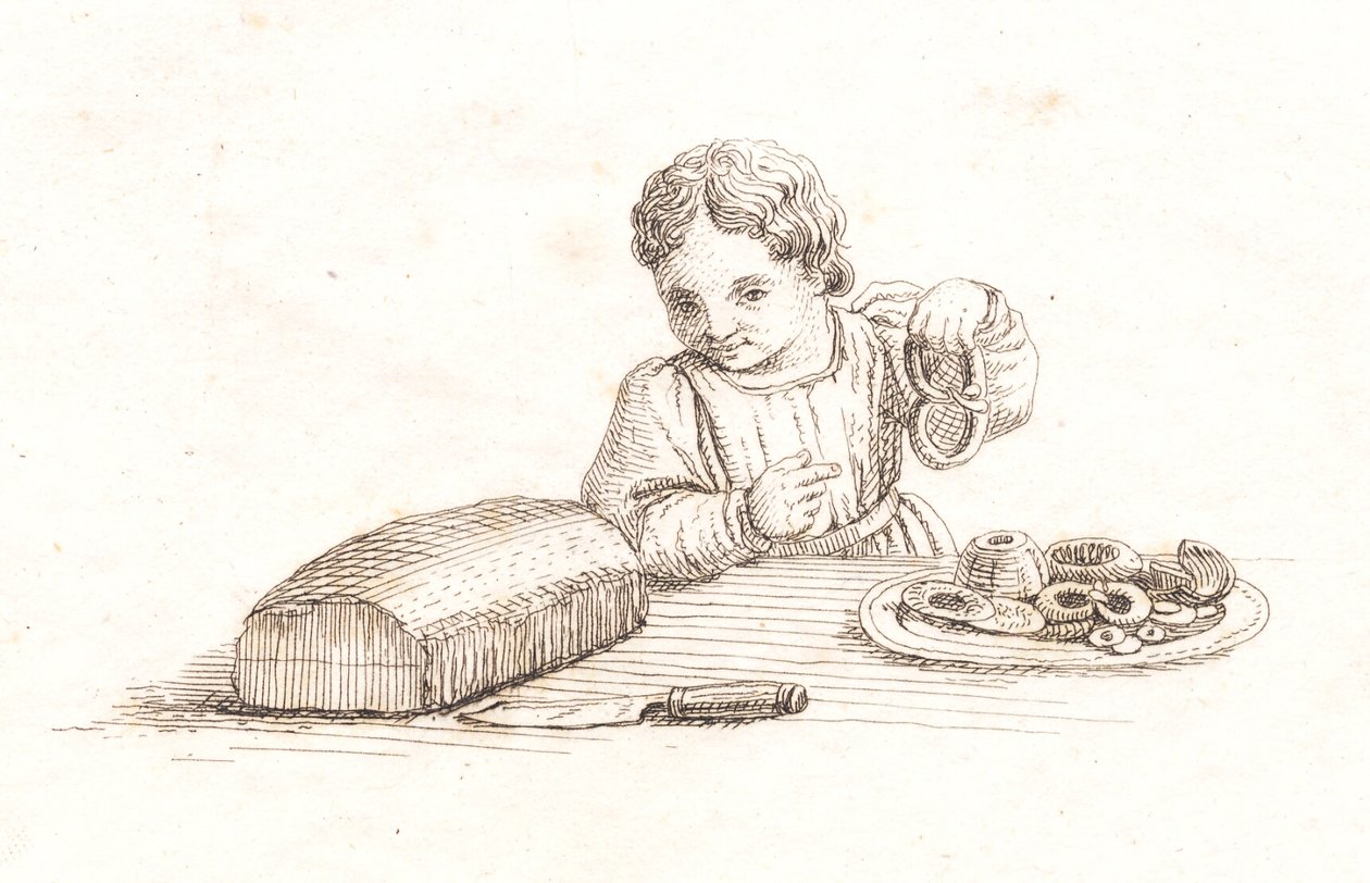 Ilustrace k "Půl sta bajek pro děti" od Hey od Martinus Rørbye