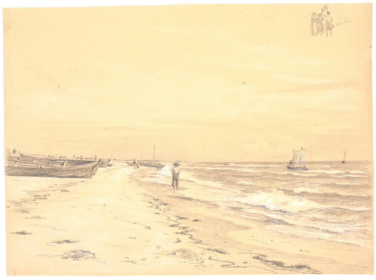 Část Sønderstrand, Skagen od Martinus Rørbye
