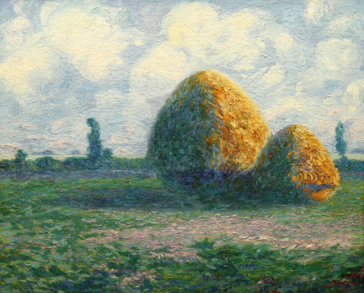 Las parvas (dnešní pampa) od Martín Malharro