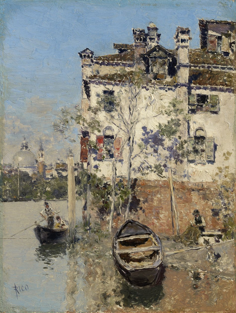Benátky, dům na kanálu, c.1900 od Martín Rico y Ortega