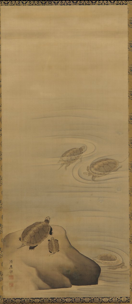 Želvy, období Edo, 18. století. od Maruyama Okyo