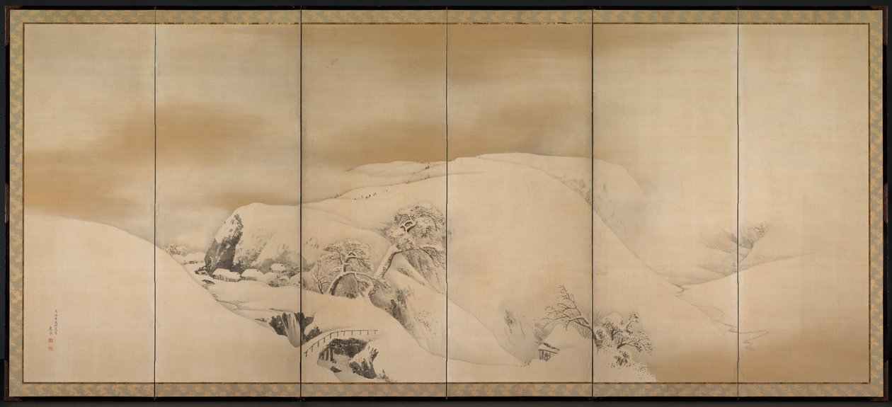 Zimní den, 1784. od Maruyama Okyo