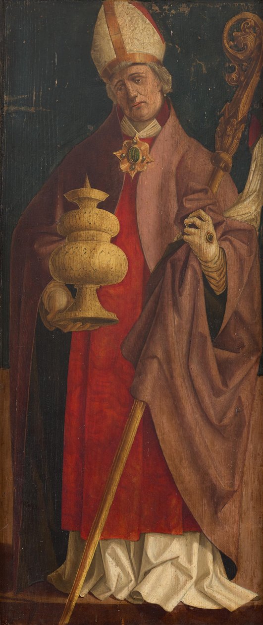 Svatý Erasmus (bl. Thiemo ) (uvnitř)
Svatý biskup (sv. Martin ) (vně) od Marx Reichlich