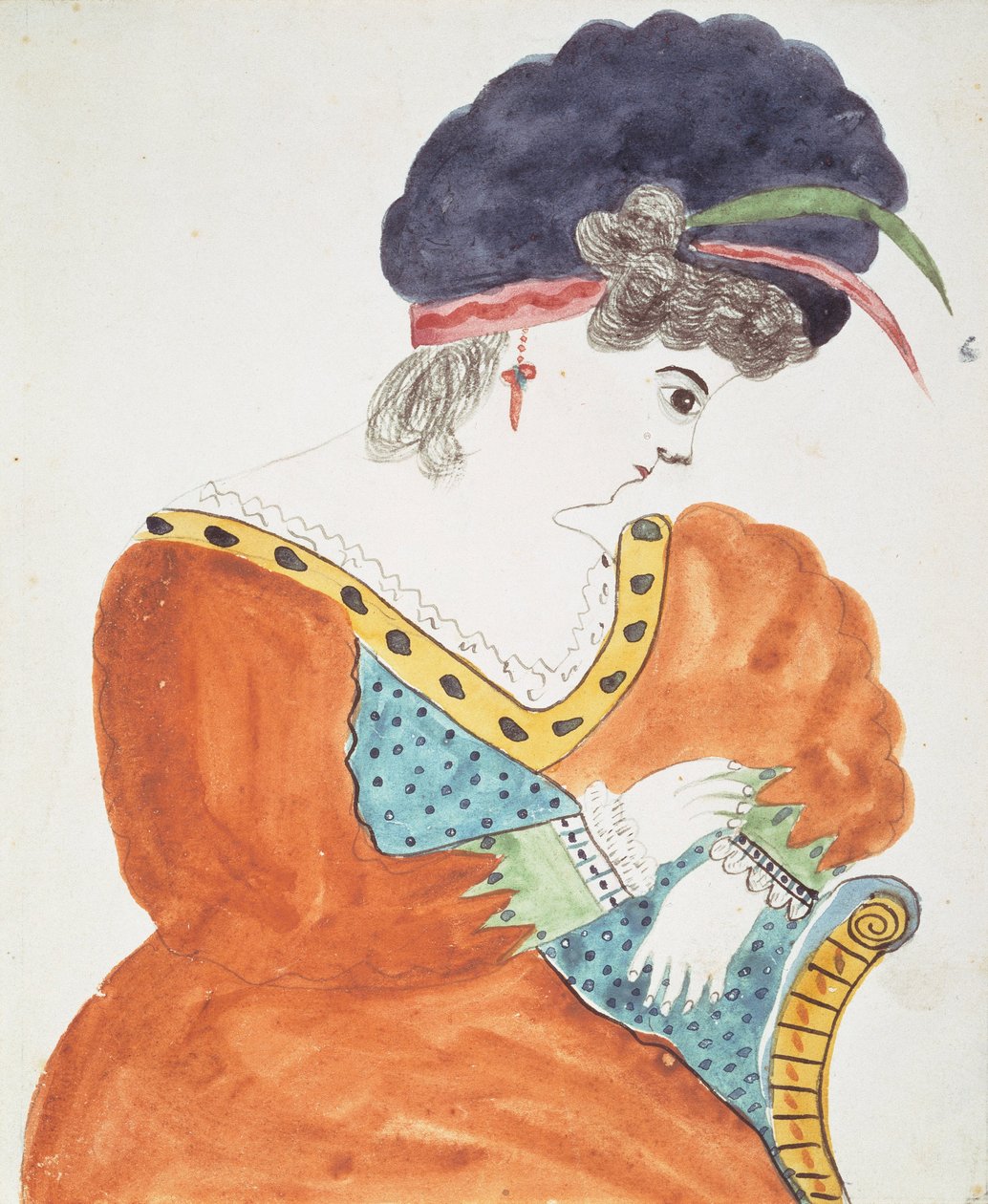 Mladá žena na sobě turban od Mary Ann Willson