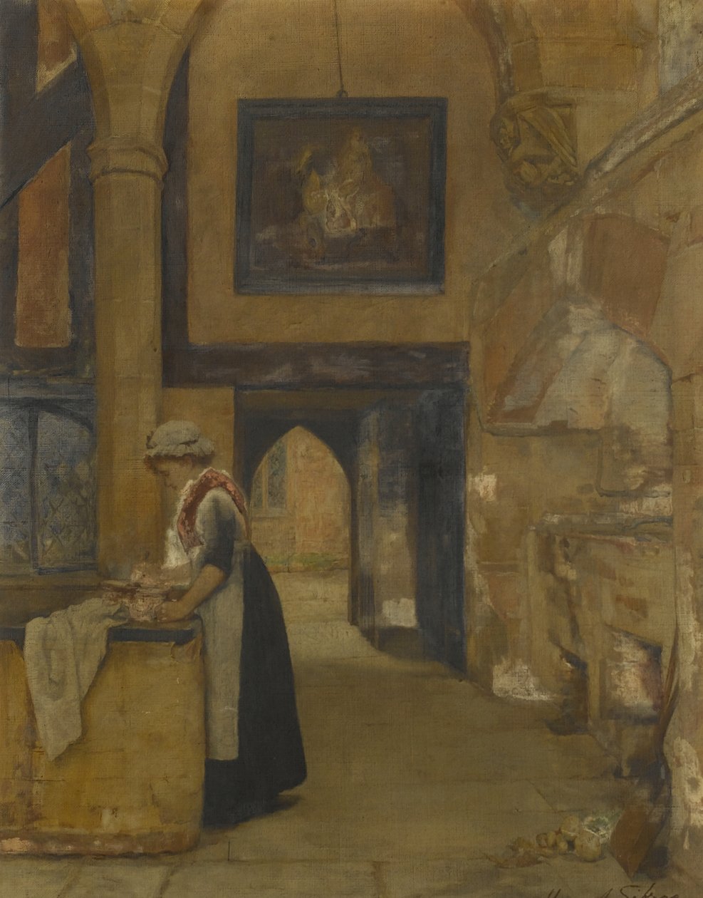 St. Marys Hall, Coventry, 1890 od Mary Anne Sibree