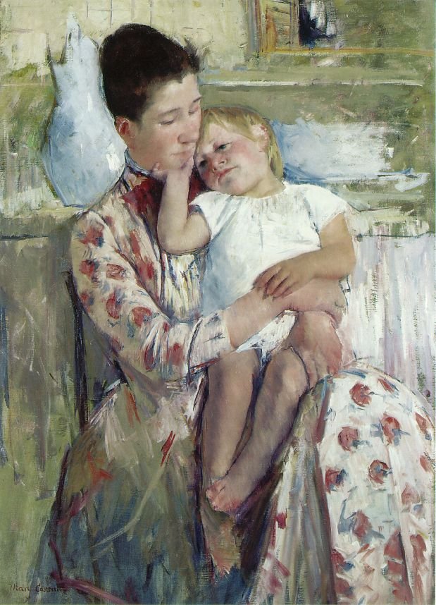 Matka a dítě od Mary Cassatt