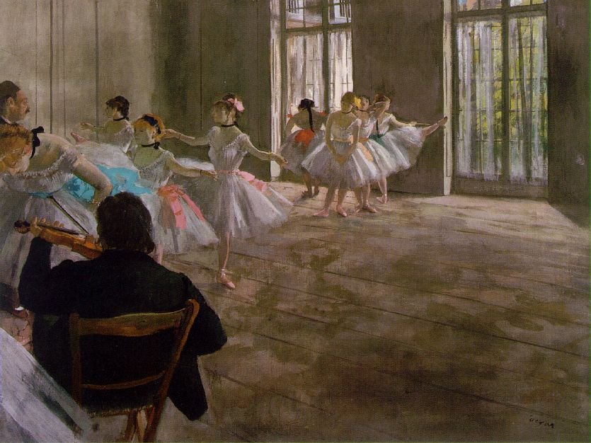 Taneční škola od Mary Cassatt