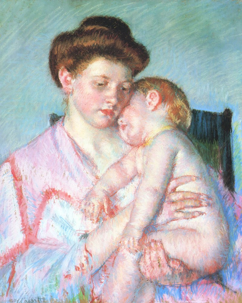 Ospalé dítě od Mary Cassatt