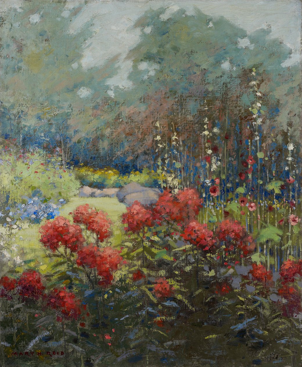 Zahrada v září od Mary Hiester Reid