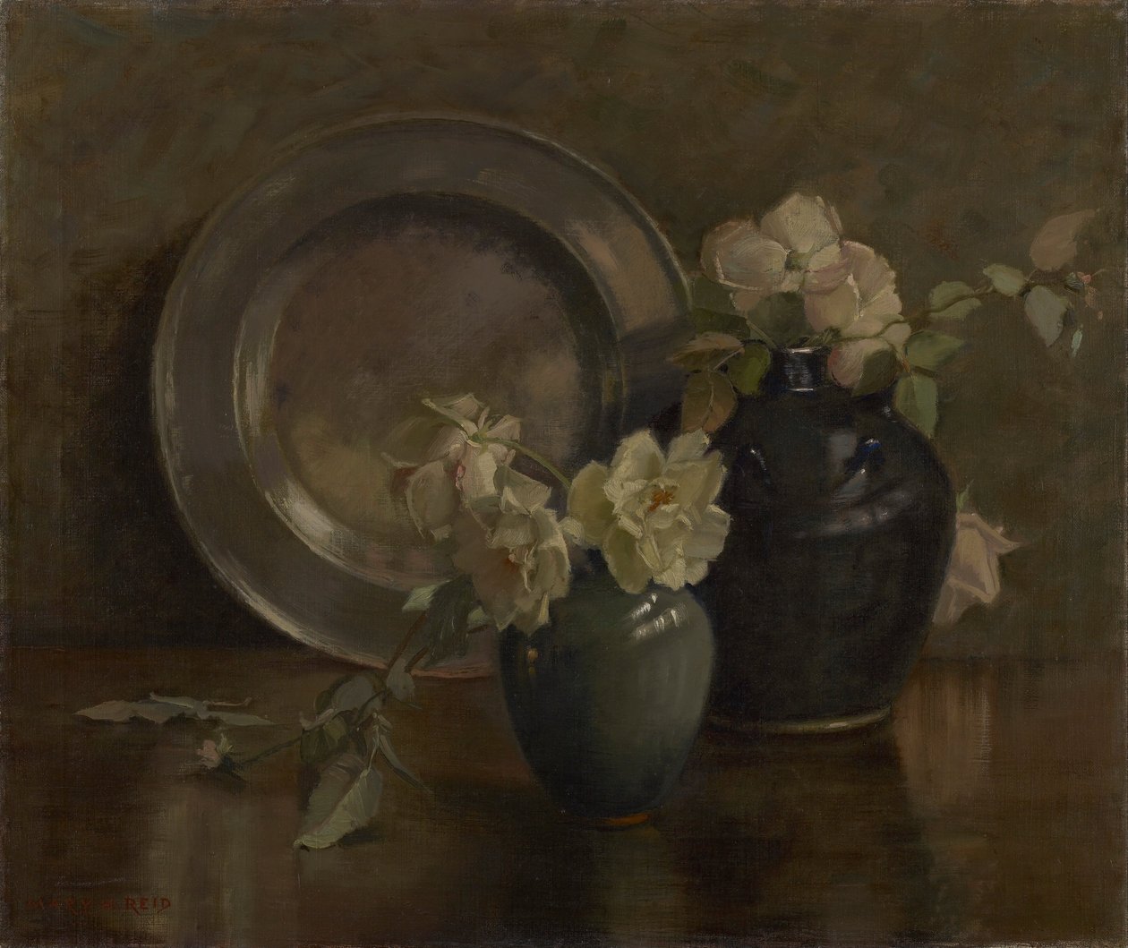 Studie v šedé barvě od Mary Hiester Reid