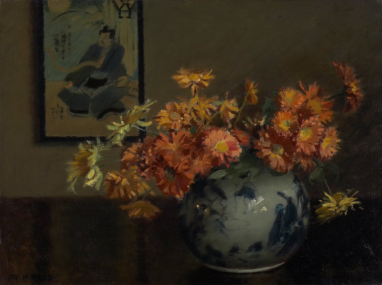 Chryzantémy, japonská dohoda od Mary Hiester Reid