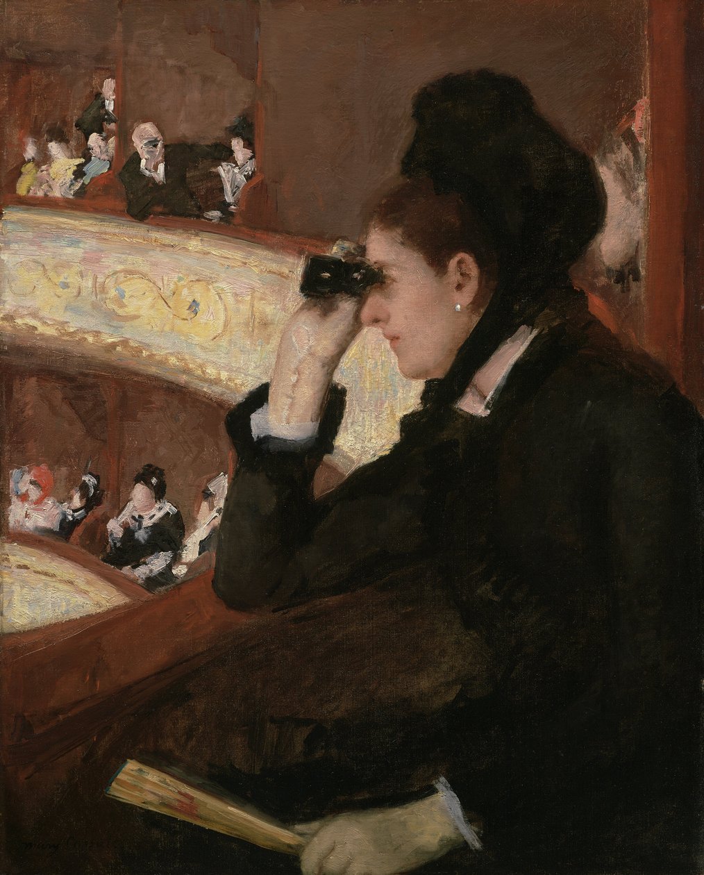 V lóži od Mary Cassatt