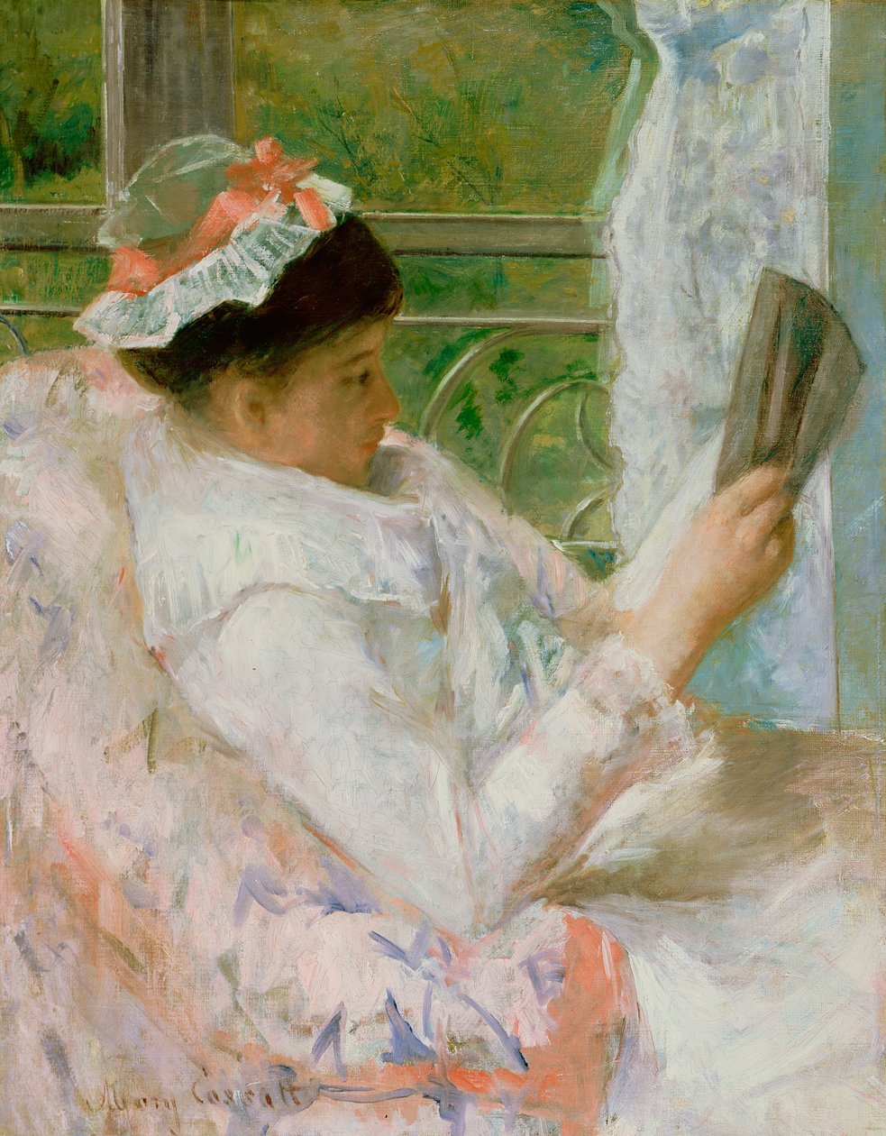 Čtenář (Lydia Cassatt) kolem roku 1878 od Mary Cassatt