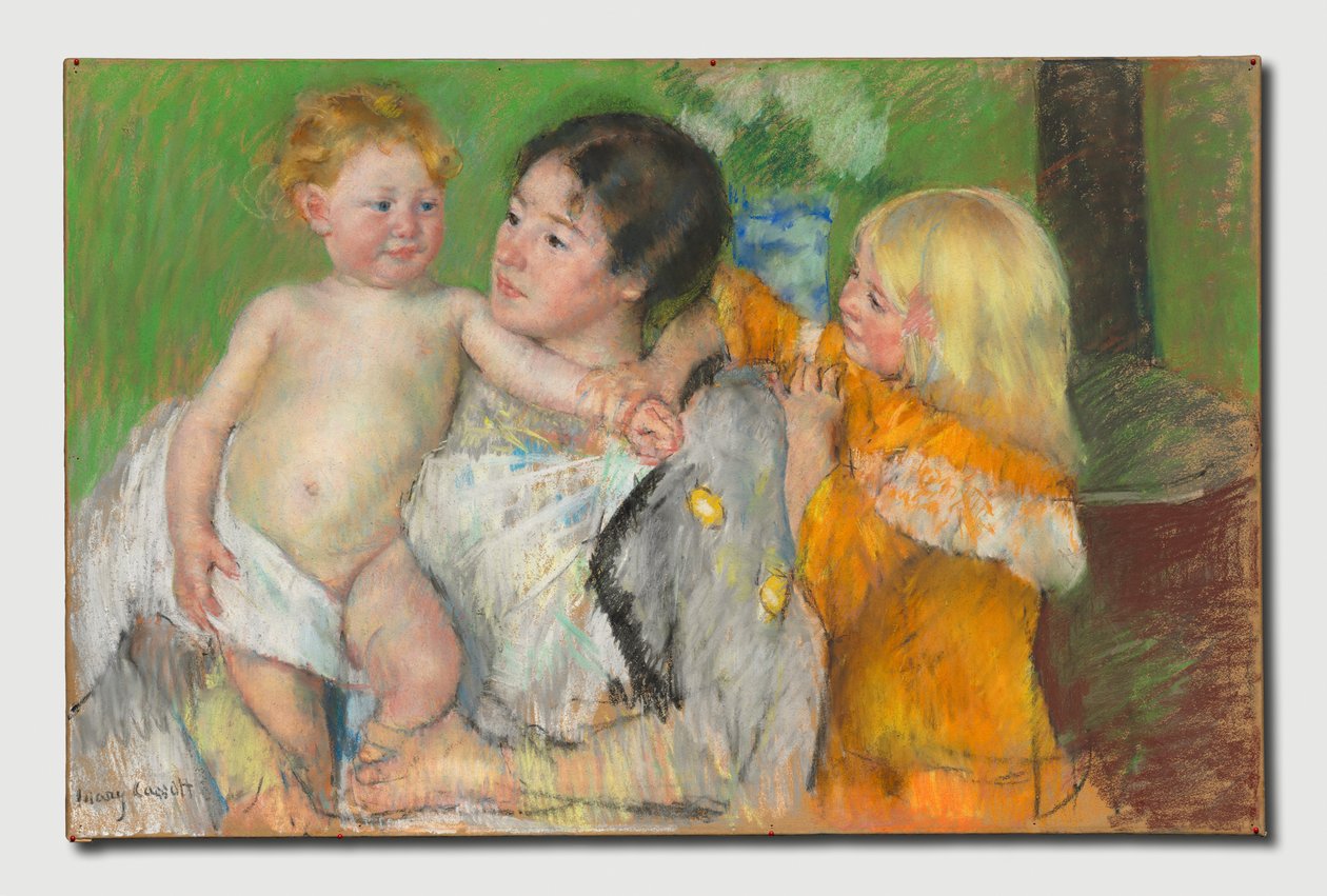 Po koupeli od Mary Cassatt