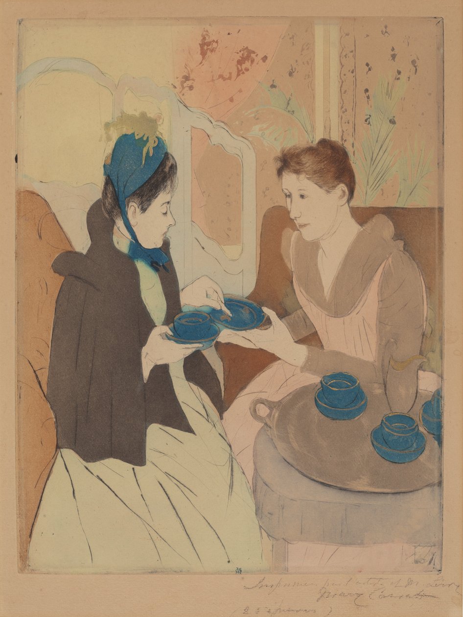 Odpolední čajový dýchánek, 1890-1891. od Mary Cassatt
