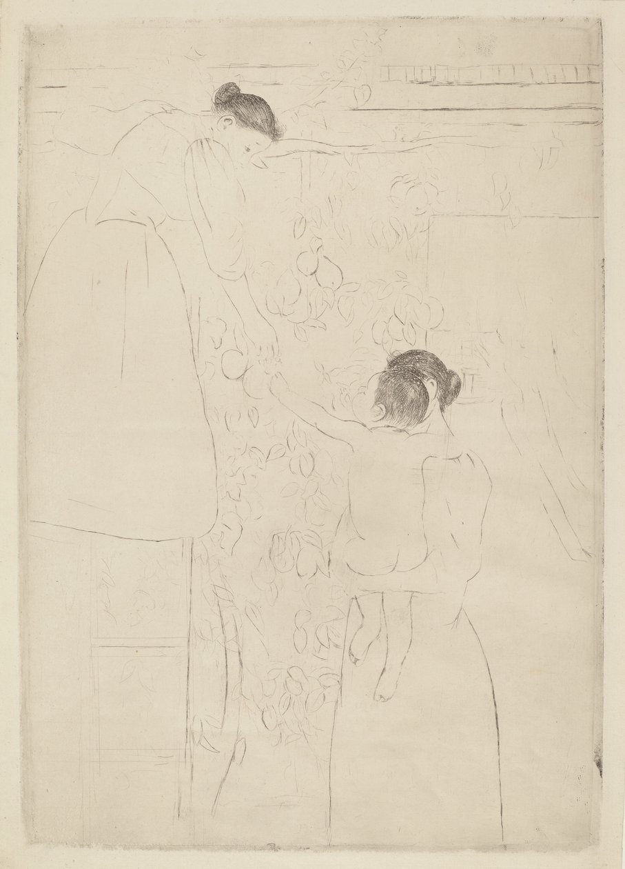 Sběr ovoce od Mary Cassatt