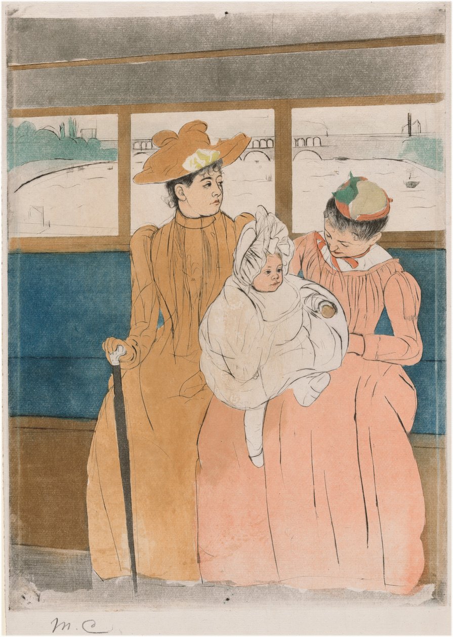 V omnibusu od Mary Cassatt