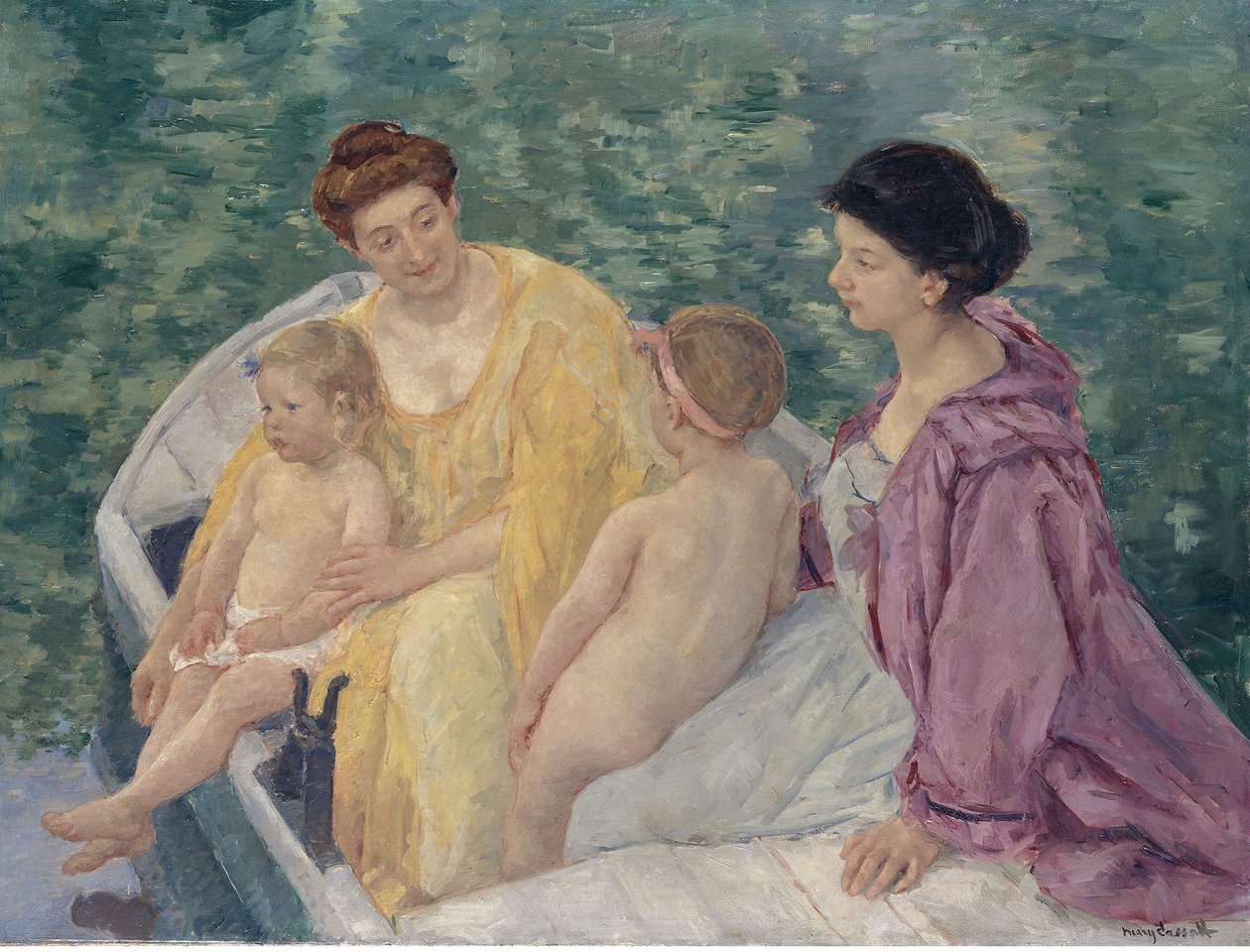 Koupel od Mary Cassatt