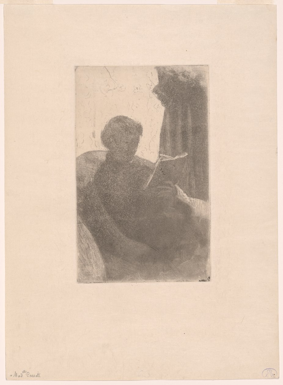 Lydia Reading od Mary Cassatt