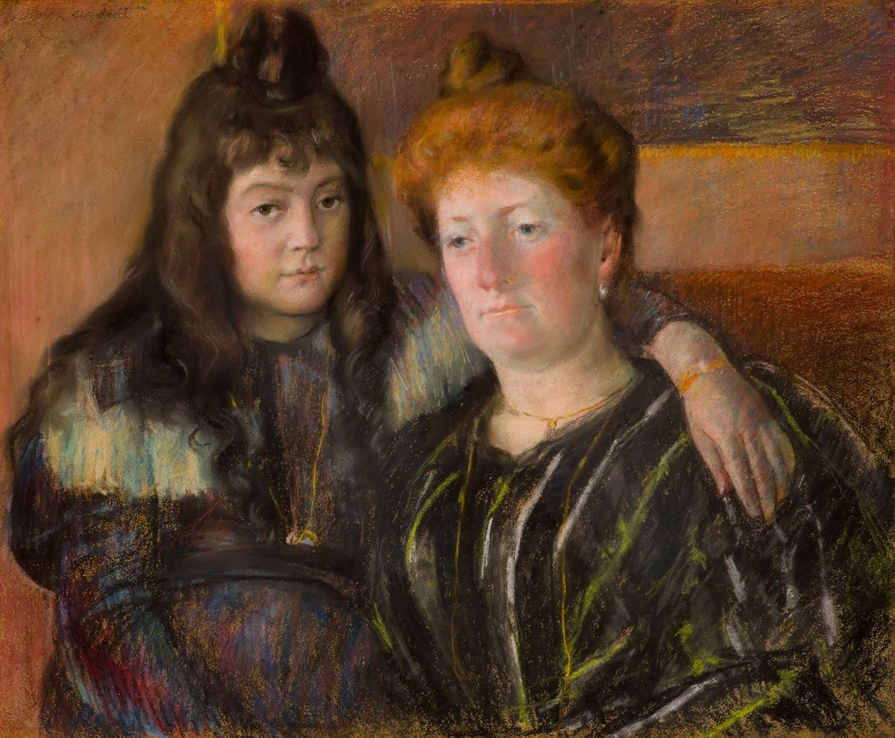 Madame Gaillard a její dcera Marie-Thérèse od Mary Cassatt