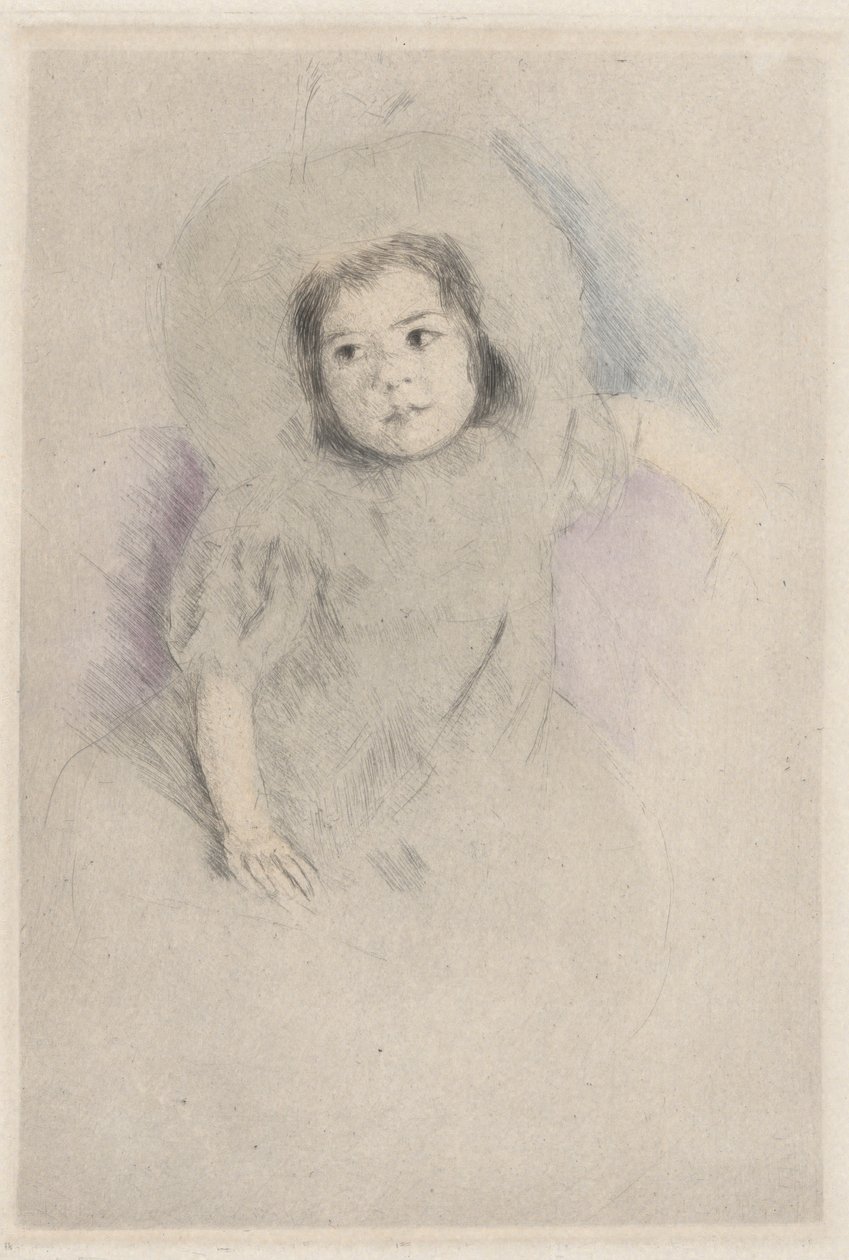 Margot nosí čepici (č. 1) od Mary Cassatt