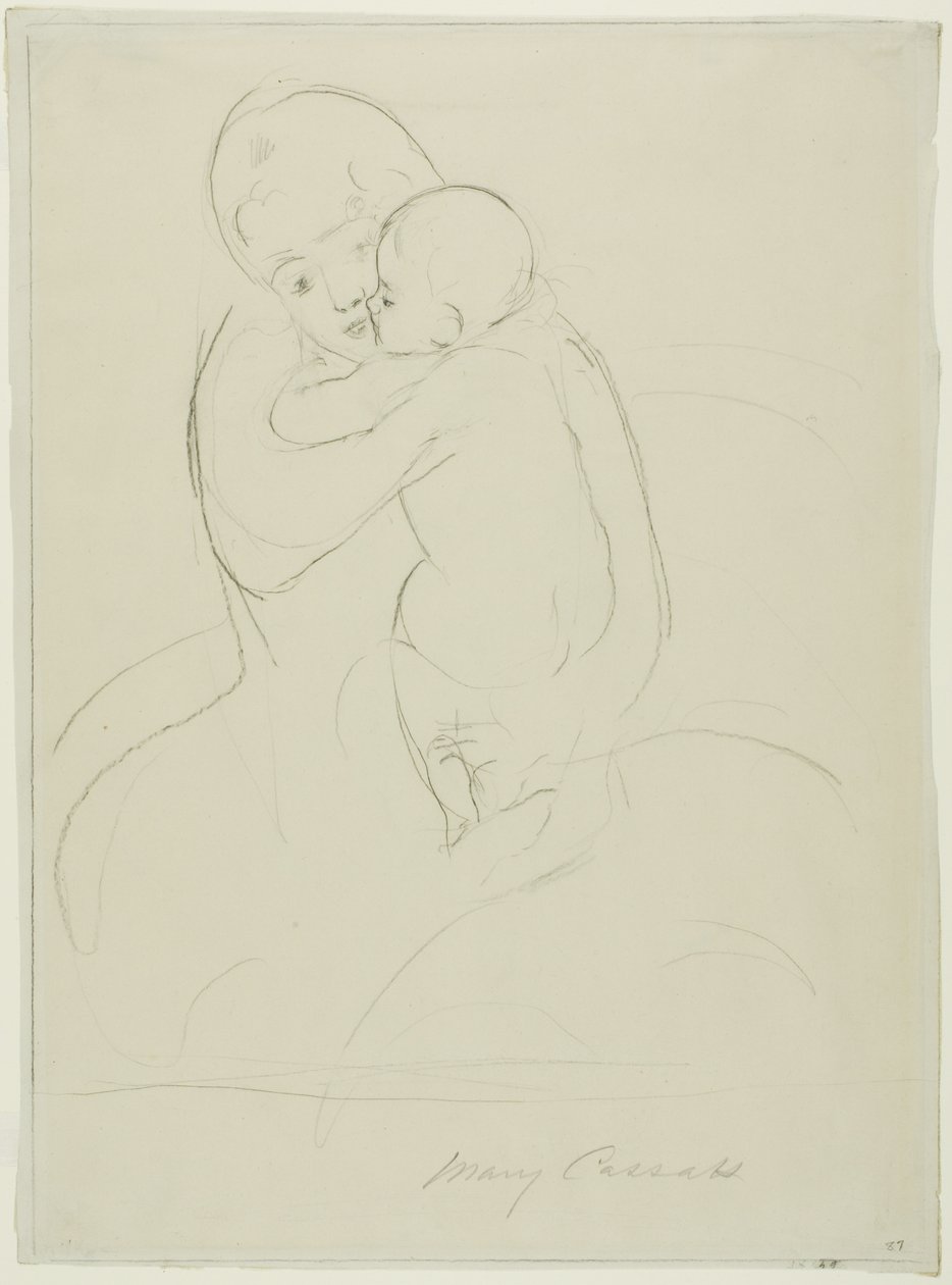 Mateřské pohlazení od Mary Cassatt