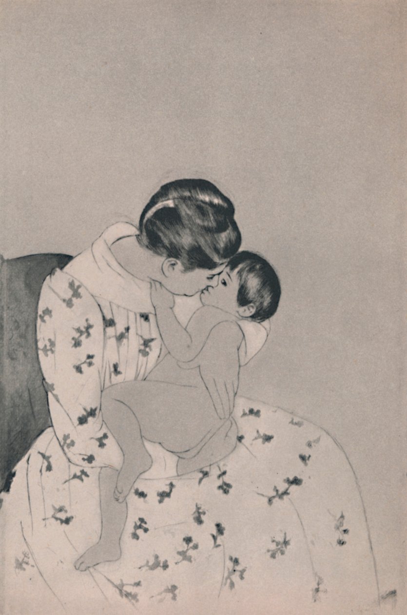 Matka a dítě, kolem 90. let 19. století, 1946 od Mary Cassatt