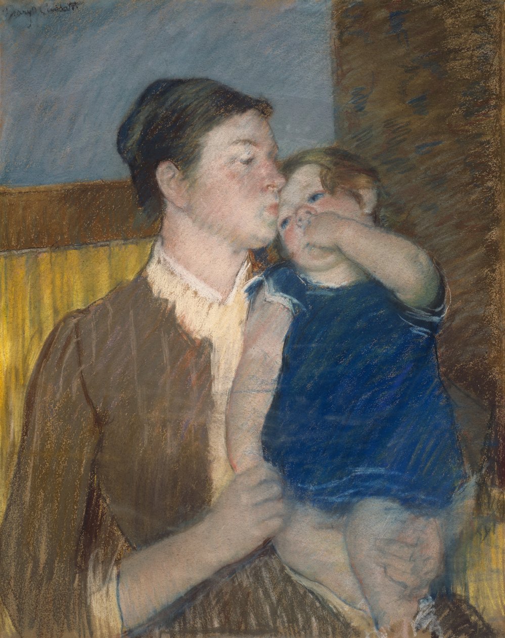 Polibek matky na dobrou noc od Mary Cassatt