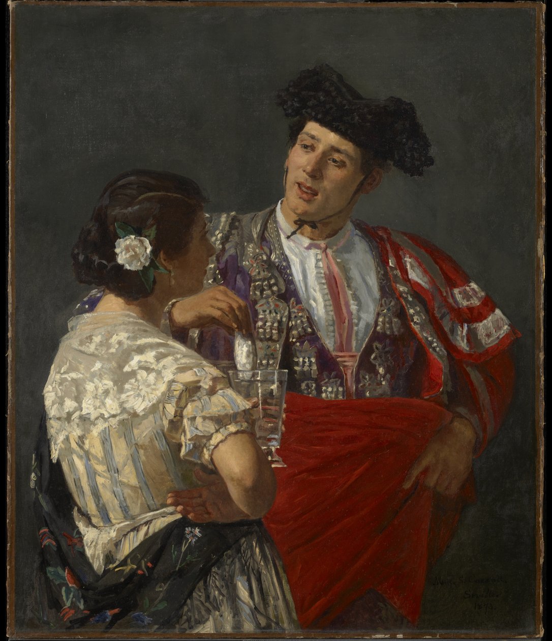 Nabídka panelu toreadorovi, 1873 od Mary Cassatt