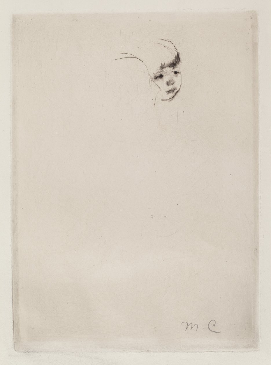 Rolnická matka a dítě od Mary Cassatt