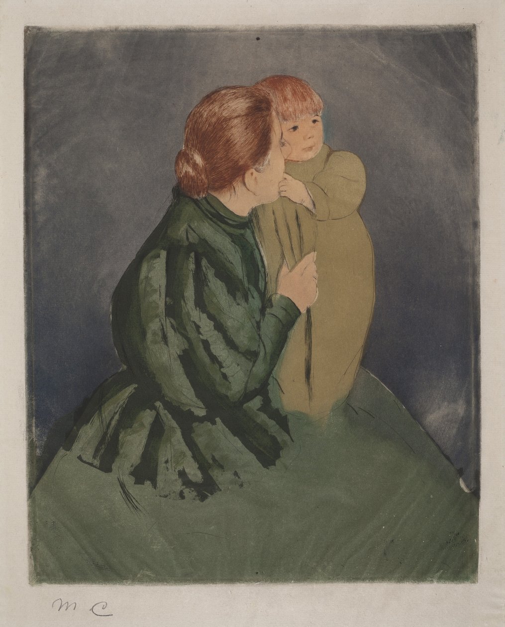 Venkovská matka a dítě od Mary Cassatt