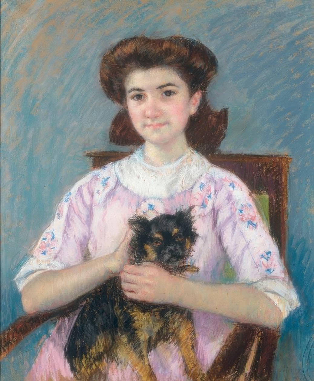 Portrét Marie-Louise Durand-Ruel od Mary Cassatt