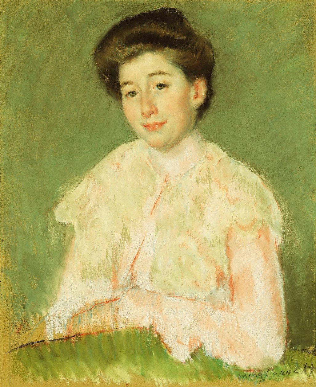 Portrét dámy, kolem roku 1890 od Mary Cassatt