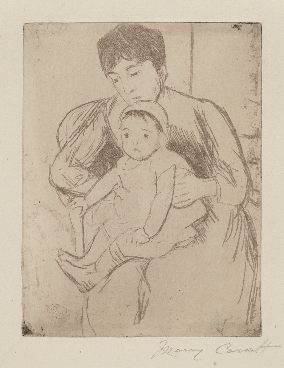 Příprava účtu na výlet, c. 1889. od Mary Cassatt