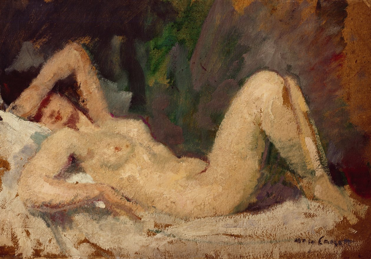 Ležící akt od Mary Cassatt