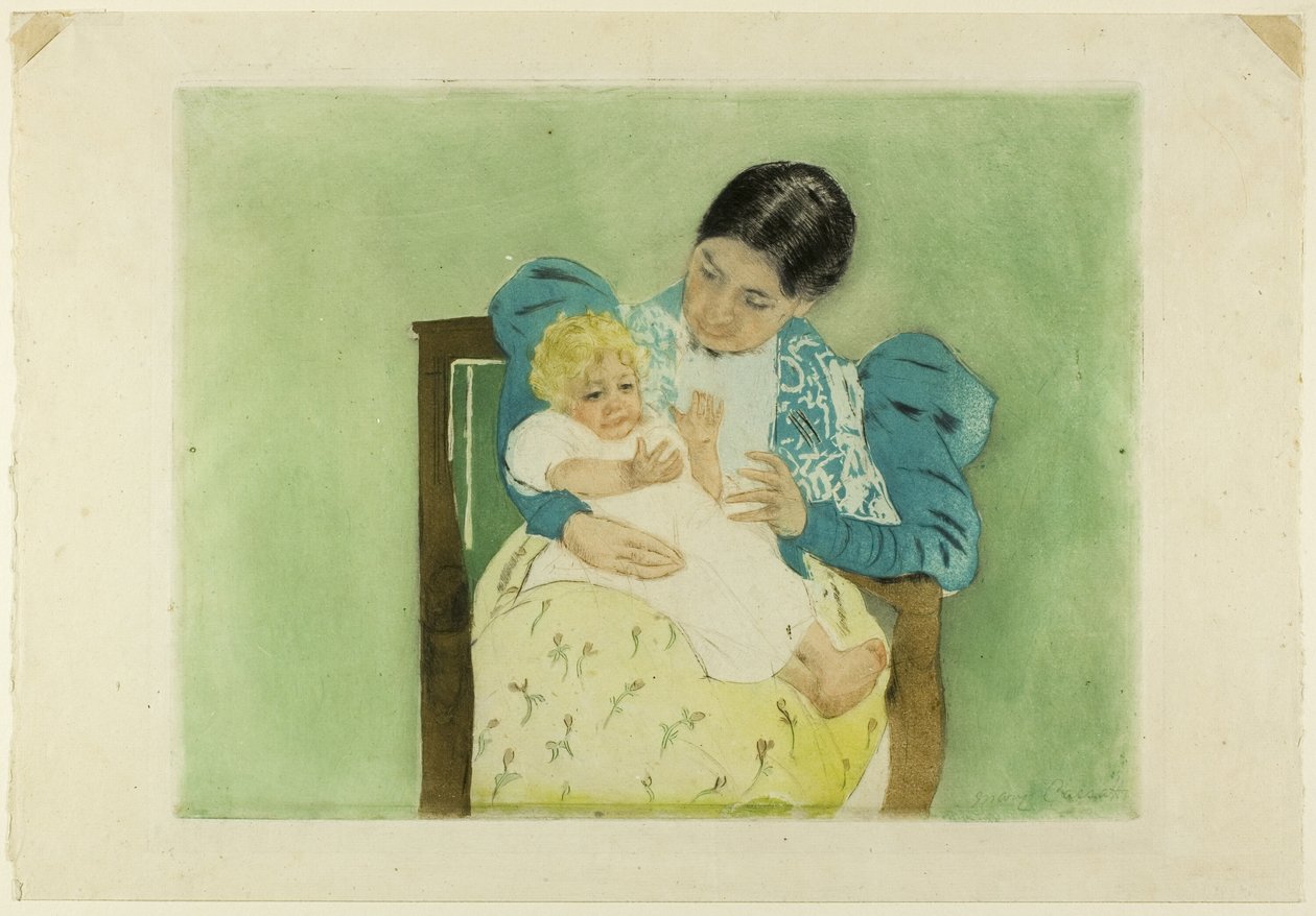 Bosé dítě od Mary Cassatt