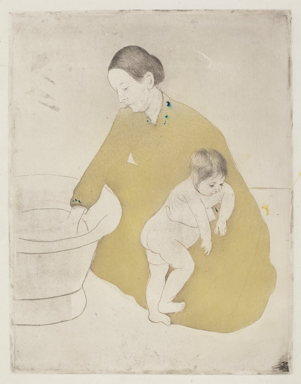 Koupel od Mary Cassatt