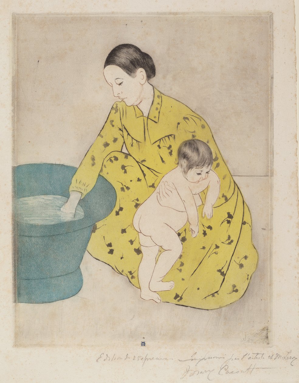Koupel od Mary Cassatt