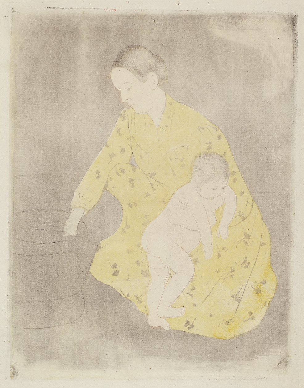 Koupel od Mary Cassatt