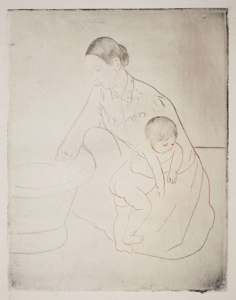 Lázeň od Mary Cassatt