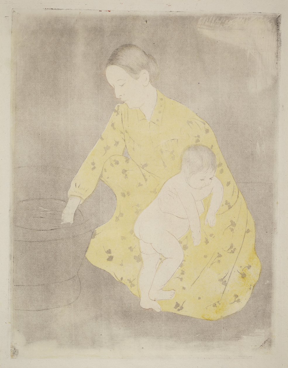 Koupel od Mary Cassatt