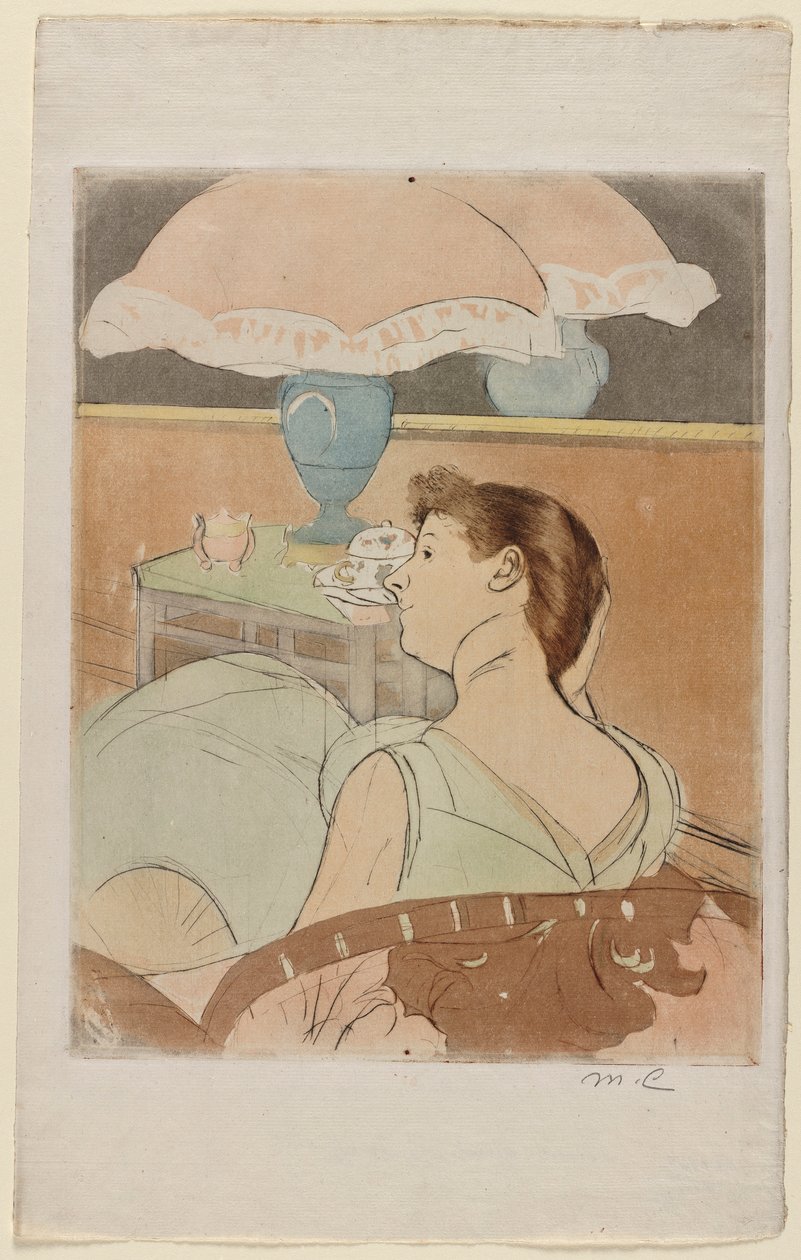 Lampa, 1890-1891. od Mary Cassatt