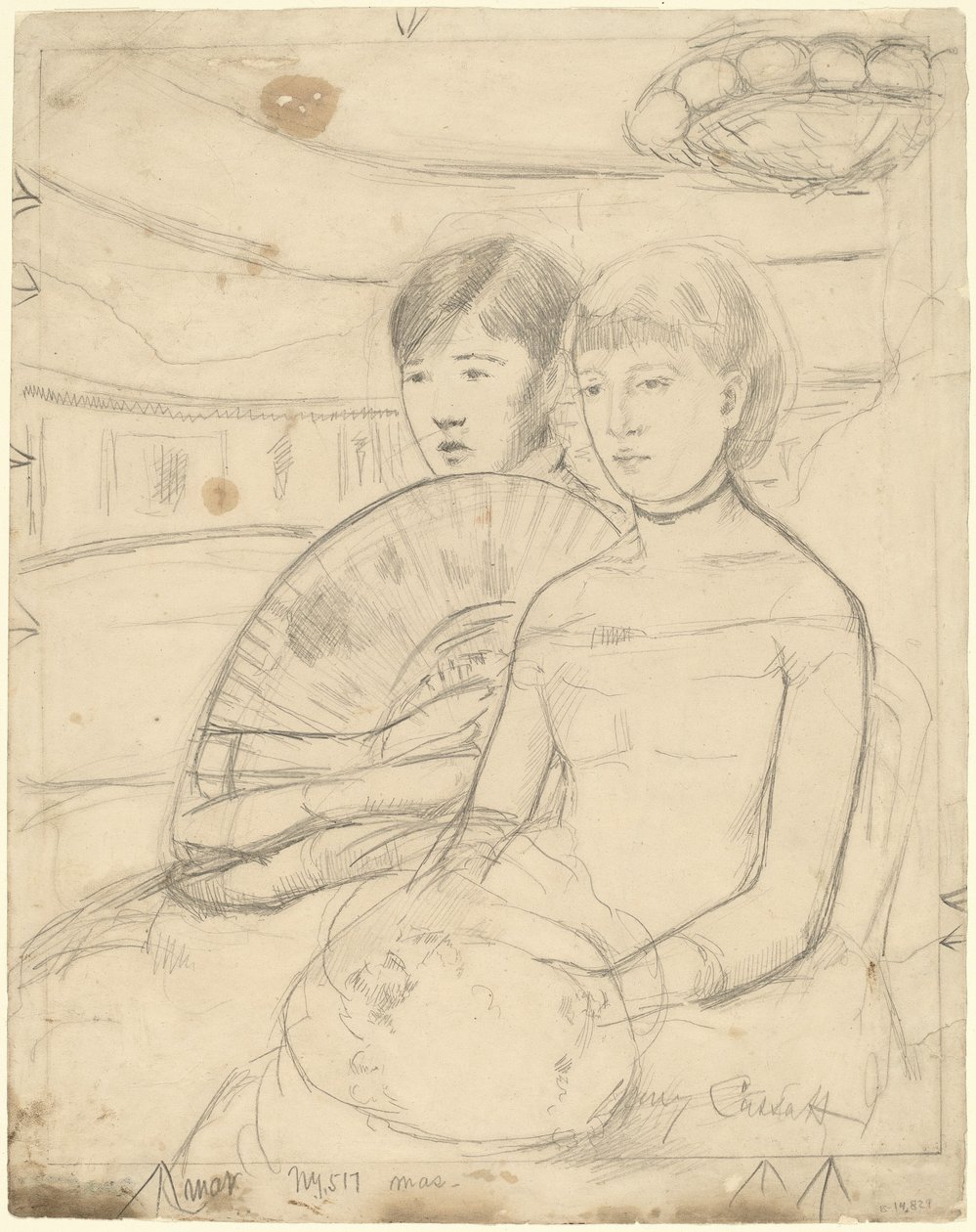 The Loge [recto] od Mary Cassatt