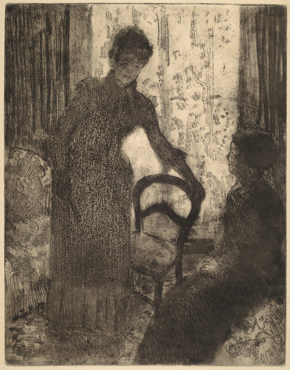 Návštěvník, c. 1880. od Mary Cassatt