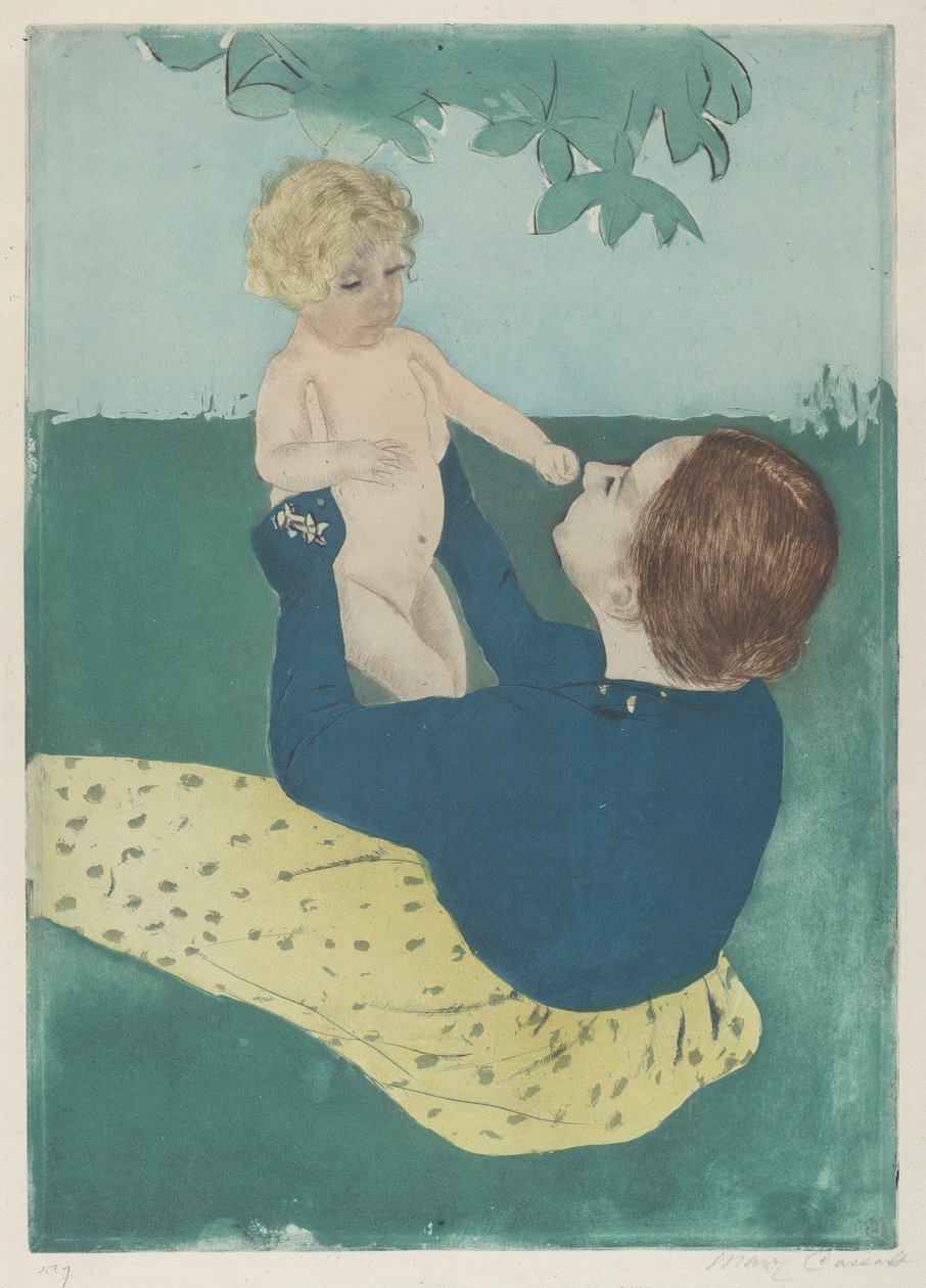 Pod jírovcem od Mary Cassatt