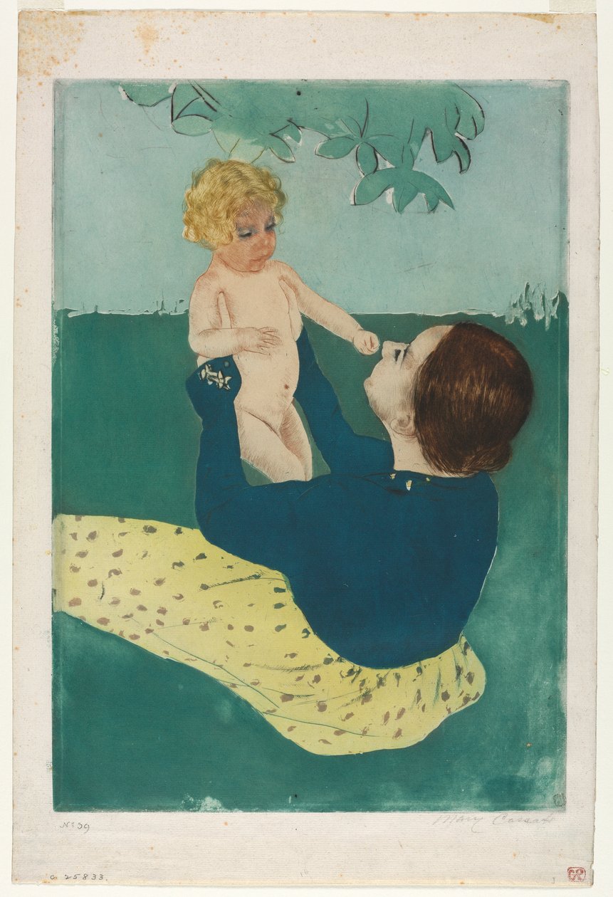 Pod jírovcem, 1896-1897. od Mary Cassatt